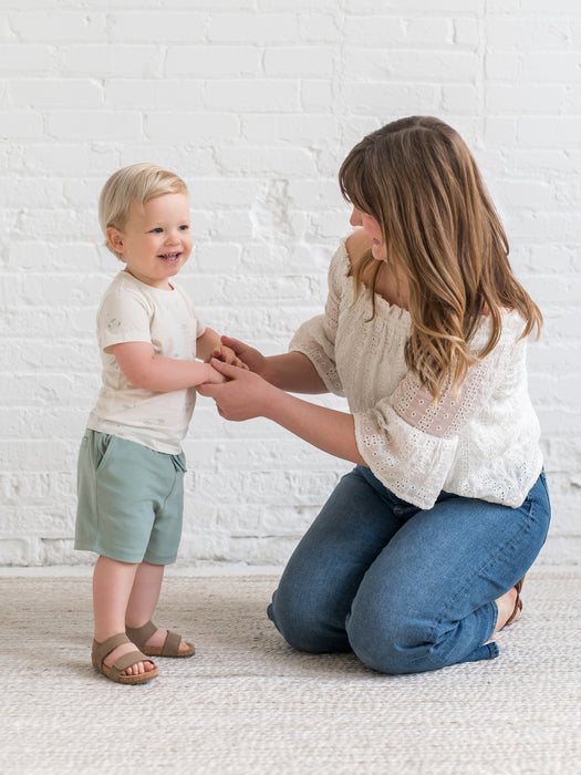 Colored Organics Baby and Kids Dane Short - Jade