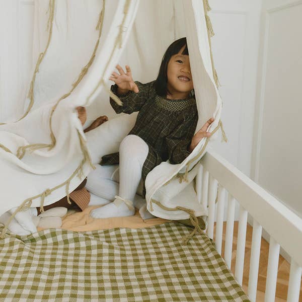 Lorena Canals Knitted Blanket - Vichy Matcha