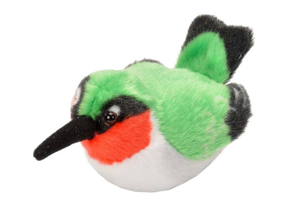 Audubon II Ruby Throat Hummingbird Animal W Sound 5.5"