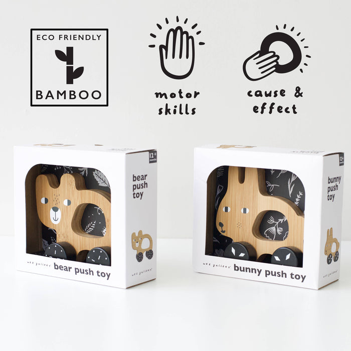 Wee Gallery Push Toy - Bunny