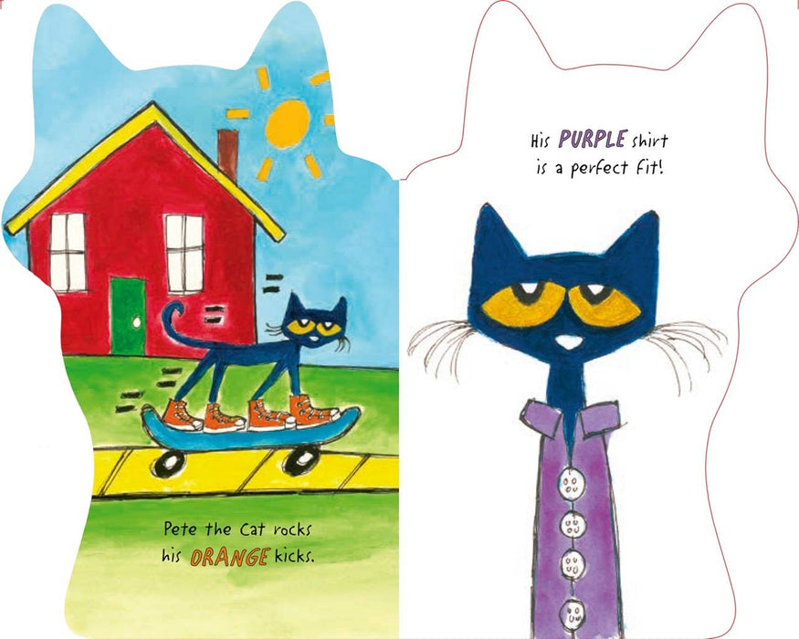 Pete the Cat Shaped Board Book: James Dean