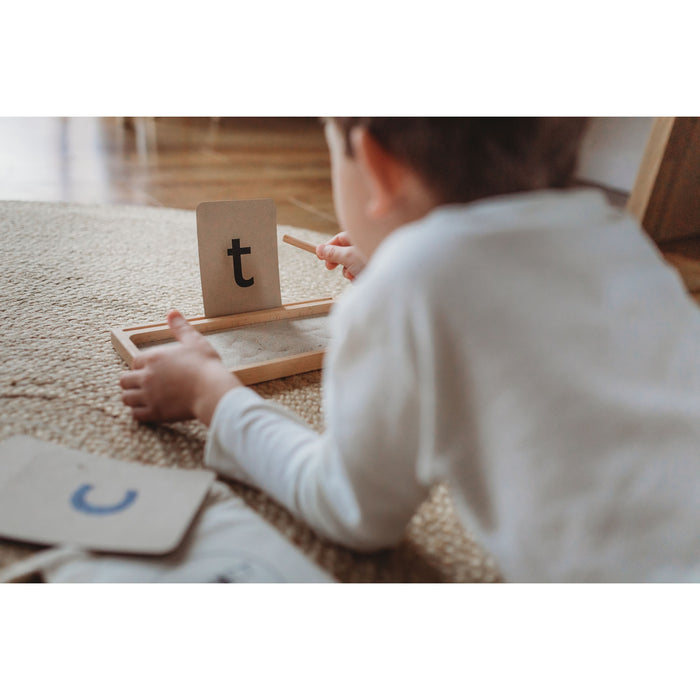 The Little Coach House Sand Writing Tray - Montessori Learning Resource