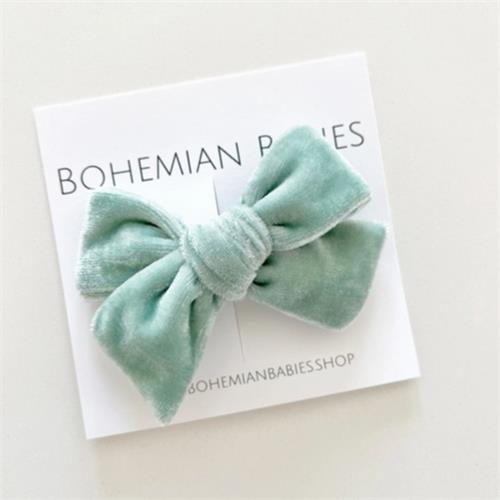 Bohemian Babies Velvet Bow