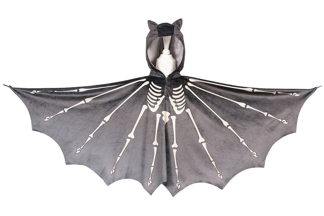 Souza Grey Velvet Bat Cape Kids' Costume