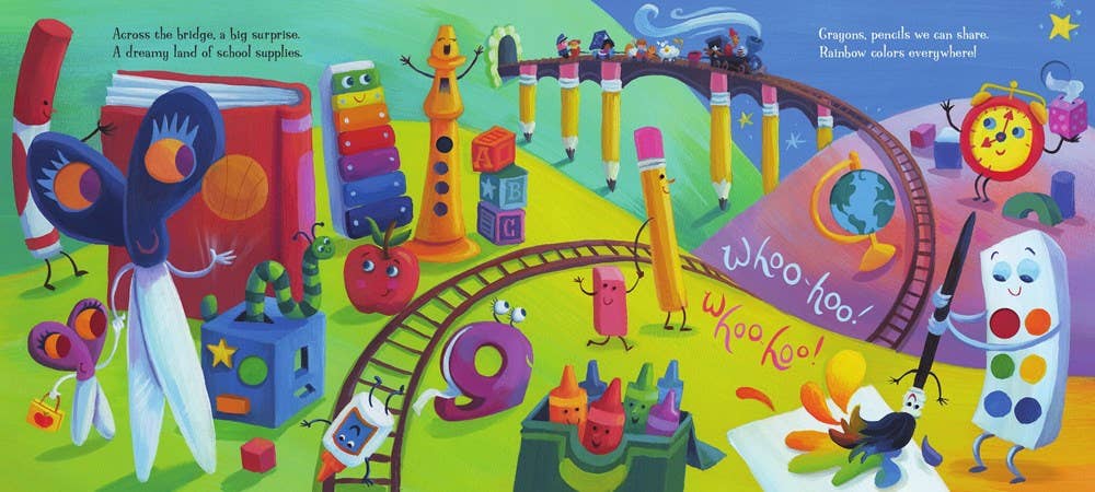 Goodnight Train Ready for School board book : June Sobel