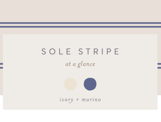 Colored Organics Sosa Raglan Henley Bodysuit - Sole Stripe / Marino