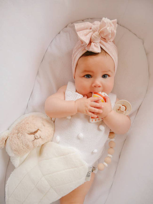 OB Blush Pink Eco-Friendly Pacifier Chain