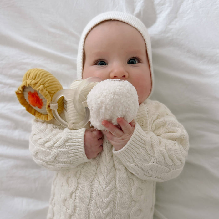 Dim Sum // Handheld Rattle for Baby