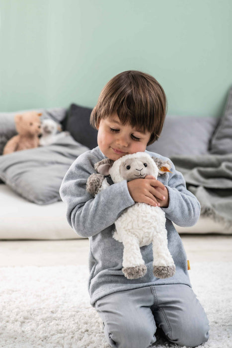 Steiff Lita Lamb Plush Animal Toy, 12 Inches