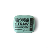 GoSili Portable And Reusable Silicone Straw With Travel Case