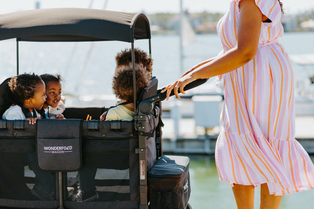 wonderfold w4 elite quad folding stroller wagon WonderFold W4 Elite Quad Stroller Wagon — Enlightened Baby