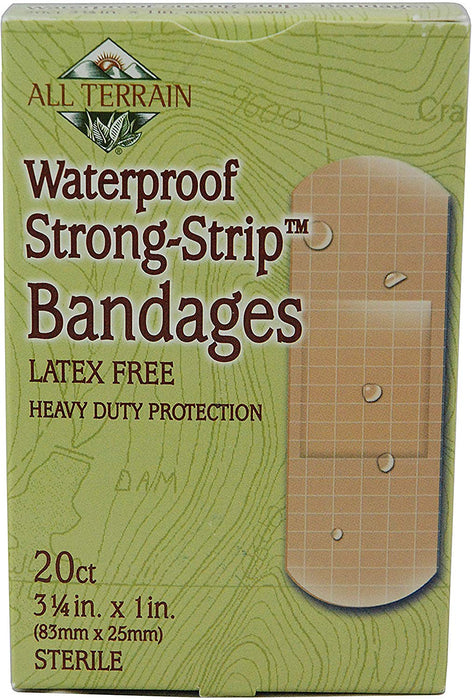 All Terrain 1" Waterproof Strong-Strip Bandages (20ct)