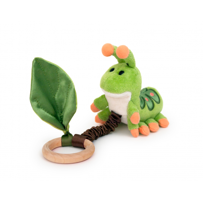 Apple Park Caterpillar Crawling Critter Teething Toy