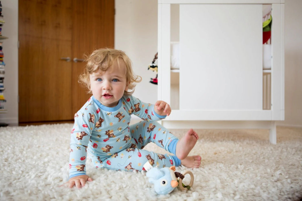 Blue Birdie Crawling Critter Teething Toy