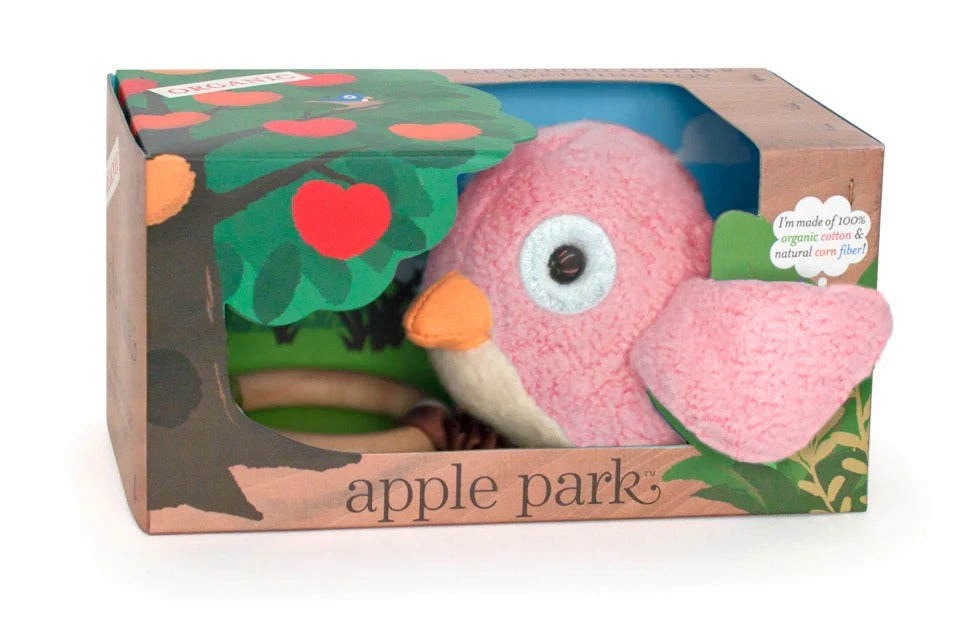Pink Birdie Crawling Teething Toy
