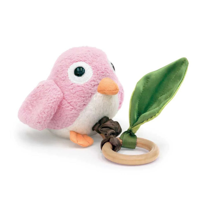 Pink Birdie Crawling Teething Toy
