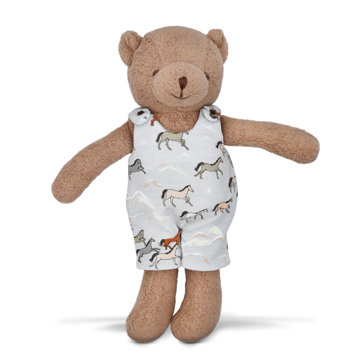 Little Bear in Horses Pattern Overall