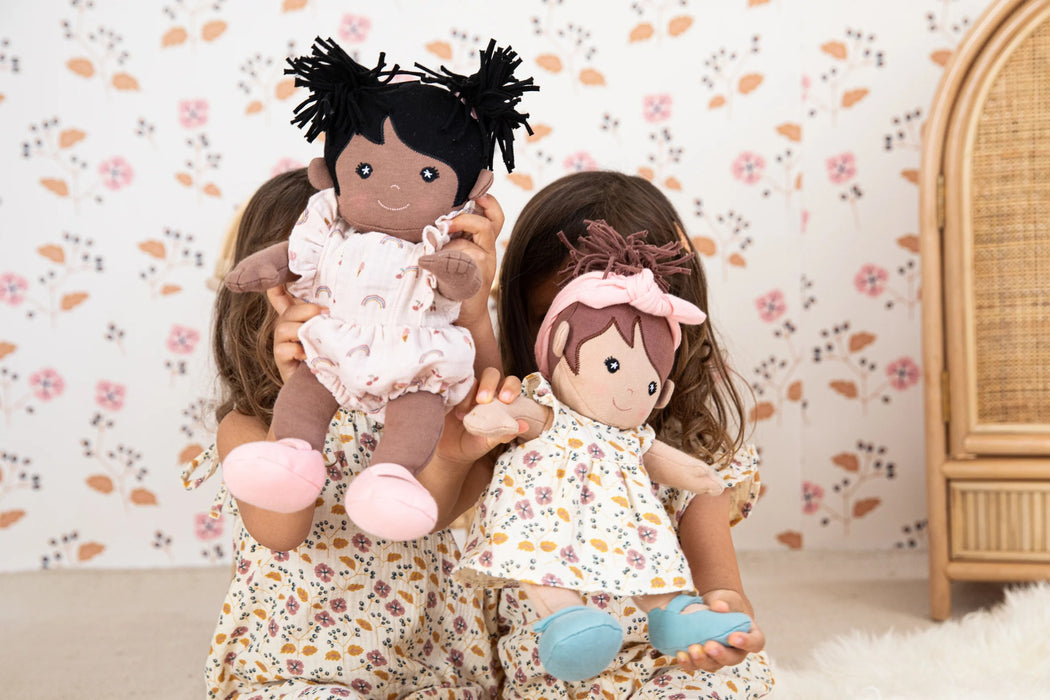 Rainbows & Ice Cream Muslin Doll Romper