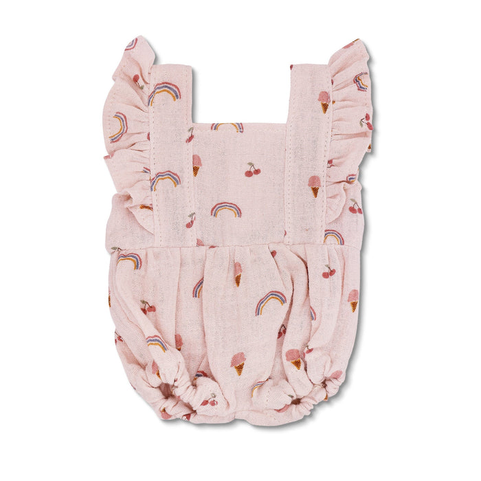 Rainbows & Ice Cream Muslin Doll Romper
