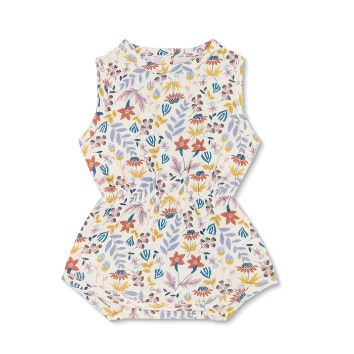Earthtone Floral Muslin Shortall