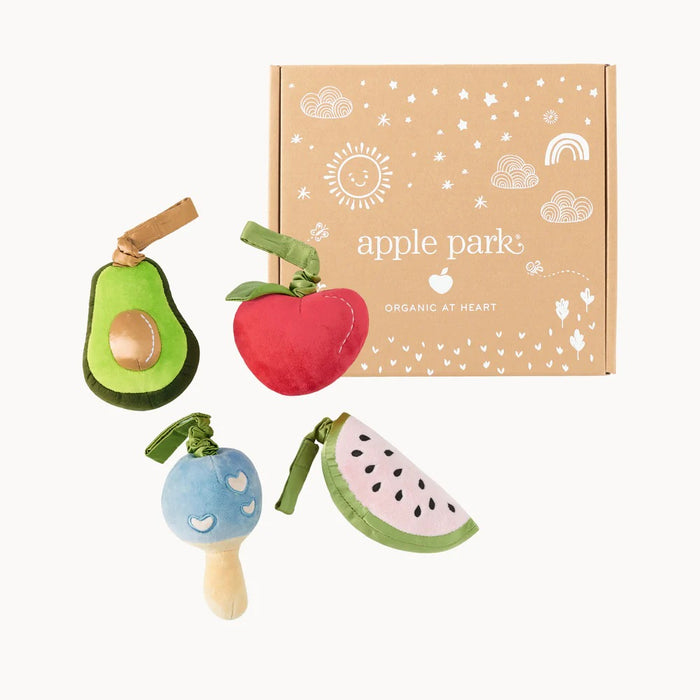 Apple Park Organic Cotton Fruit & Veggie Stroller Toy