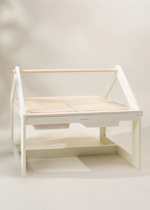 Coco Village Multifunction Wooden Art & Sensory Table with Stools