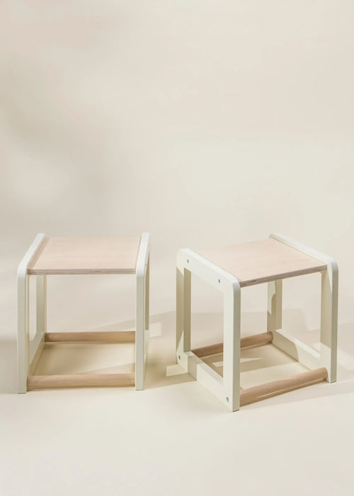 Coco Village Multifunction Wooden Art & Sensory Table with Stools