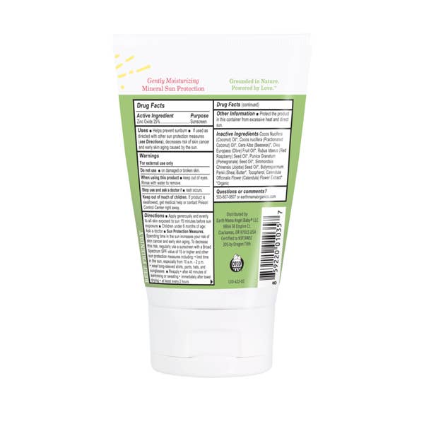 Earth Mama Organics Baby Mineral Sunscreen Lotion