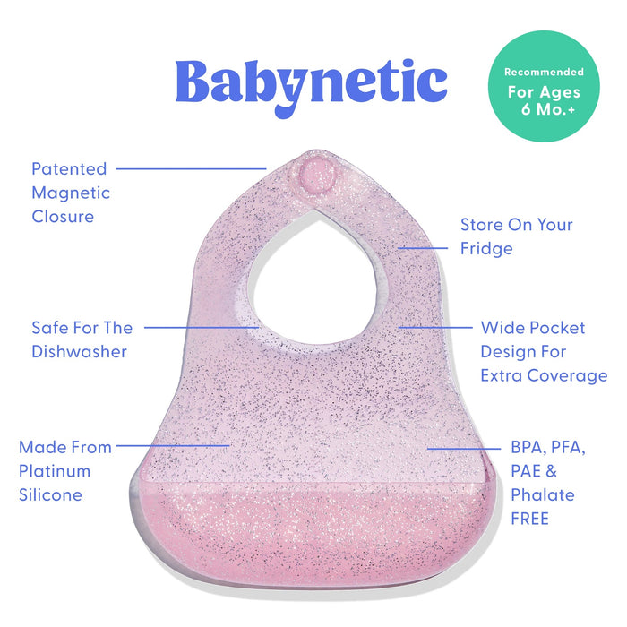 Babynetic Magnetic Silicone Bucket Bib - JELLY
