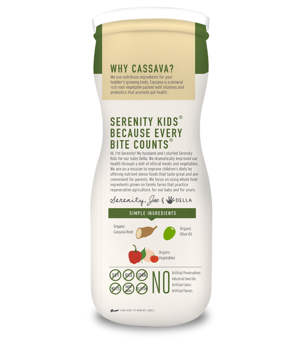 Serenity Kids Grain Free Puffs (Sweet Pepper & Basil)