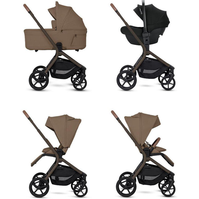 Limited Silver Cross Breez Bundle in Maple: Stroller, Bassinet, Car Seat Adapters + Cup Holder