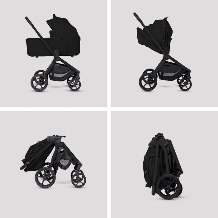 Silver Cross Breez Compact Stroller + Folding Bassinet Bundle
