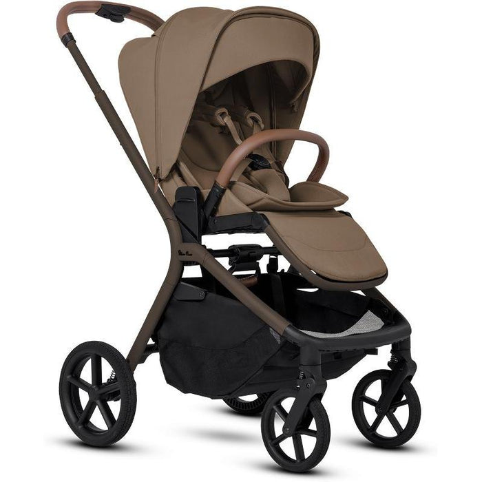 Limited Silver Cross Breez Bundle in Maple: Stroller, Bassinet, Car Seat Adapters + Cup Holder