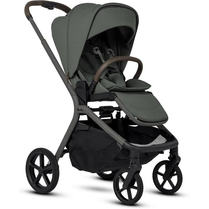 Silver Cross Breez Compact Stroller + Folding Bassinet Bundle