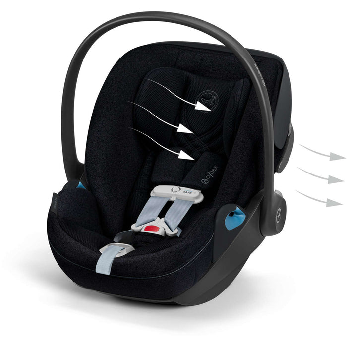 Cybex Cloud T Comfort Extend Infant Car Seat with SensorSafe