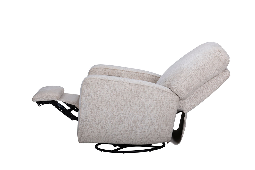 Charlie Power Swivel Recliner Glider with Power Headrest and Power Lumbar Support