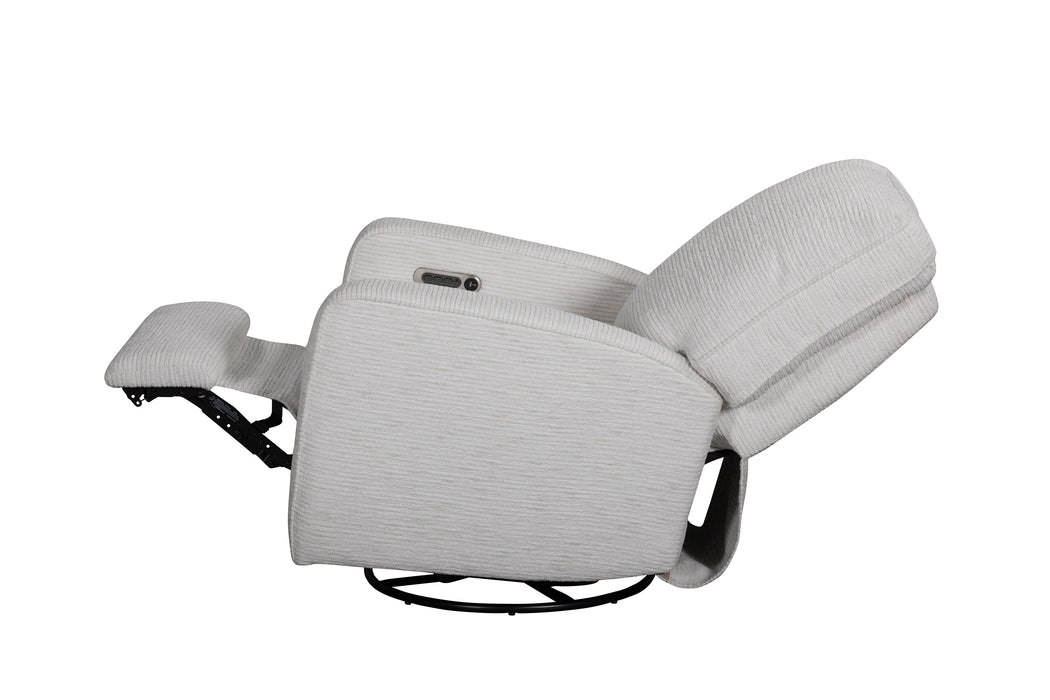 Charlie Power Swivel Recliner Glider with Power Headrest and Power Lumbar Support