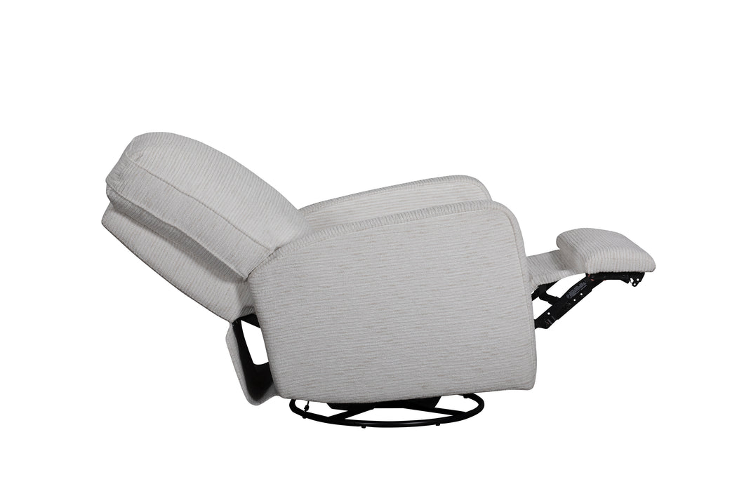 Charlie Power Swivel Recliner Glider with Power Headrest and Power Lumbar Support