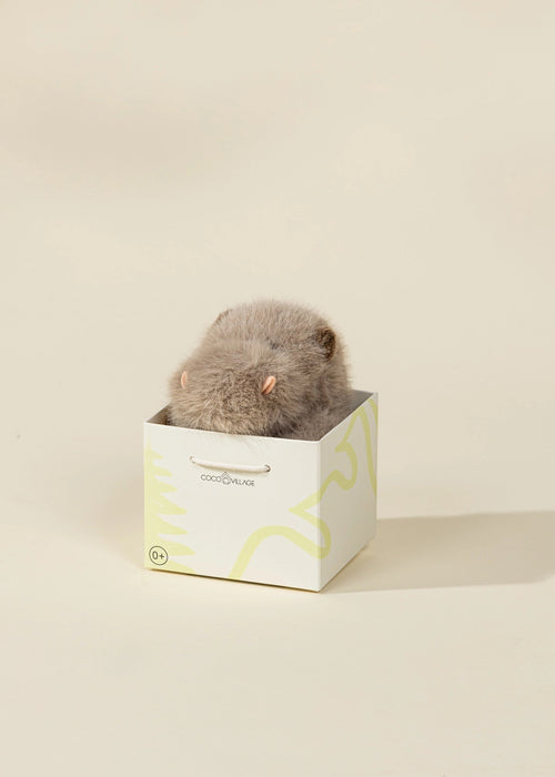 Coco Village Mini Gift Plush Toy - Grey Hippopotamus
