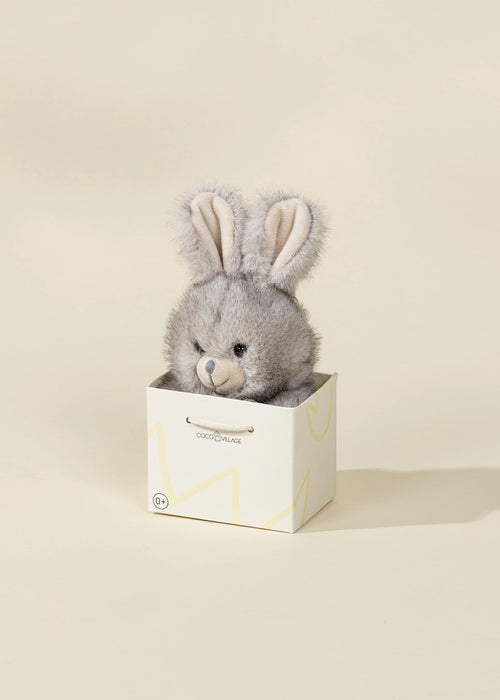 Coco Village Mini Gift Plush Toy - Grey Rabbit