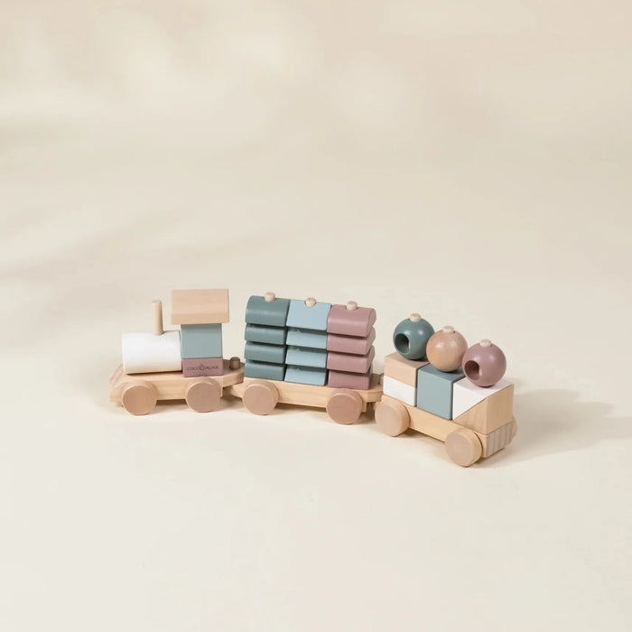 Coco Village Oversized Wooden Stacking Train
