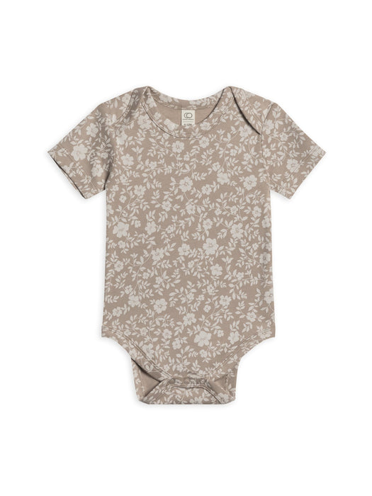 Colored Organics Baby Afton Bodysuit - Nicola Floral / Beige
