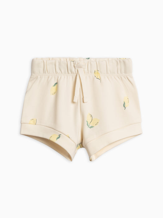 Colored Organics Baby Havana Shorts - Lemon