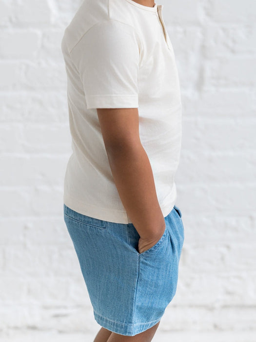 Colored Organics Baby & Kids Luke Chambray Shorts