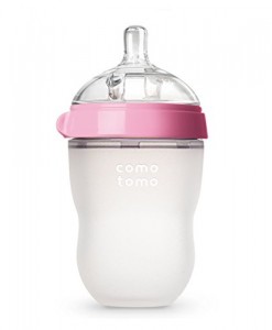 ComoTomo Pink 8oz 1pk Natural Feel bottle