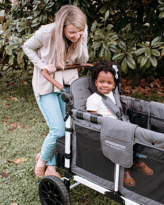 WonderFold W4 Luxe Quad Stroller Wagon