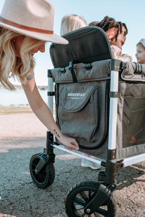 WonderFold W4 Luxe Quad Stroller Wagon