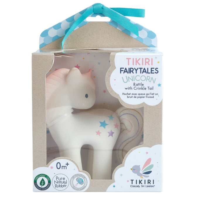 Tikiri Toys Cotton Candy Unicorn Rattle