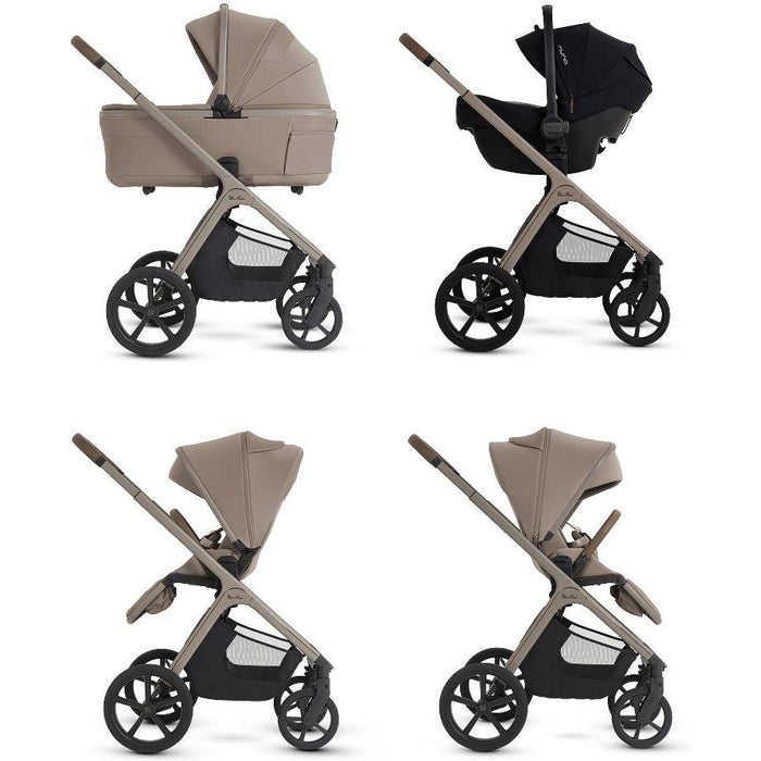 Silver Cross Cove Full-Size Stroller + Folding Bassinet Bundle