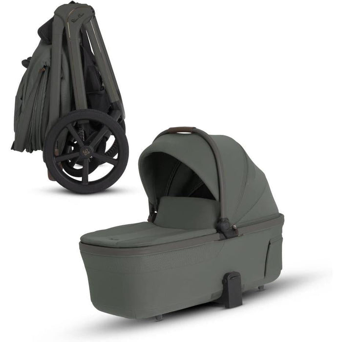 Silver Cross Cove Full-Size Stroller + Folding Bassinet Bundle